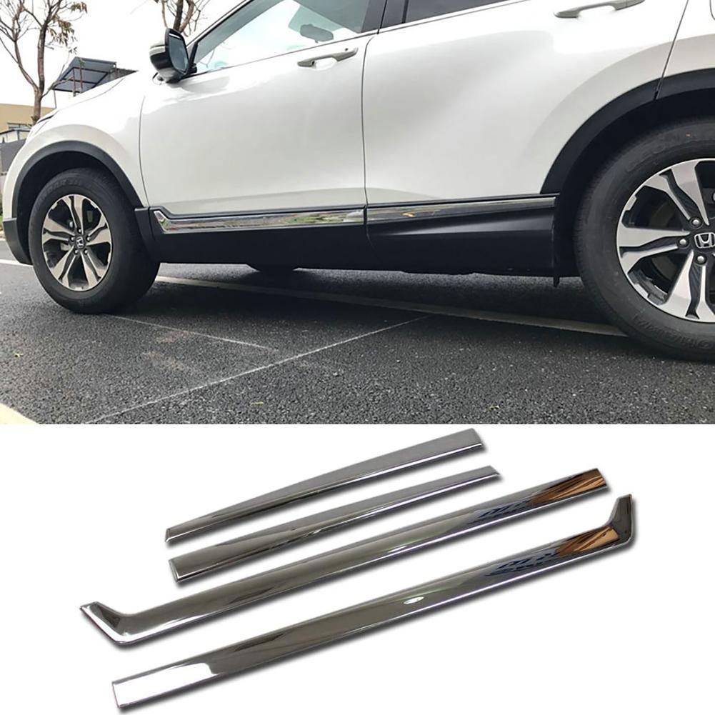 Fit for Honda 2017 2018 2019 2020 2021 2022 CR-V CRV Chrome Body Side Door Molding Trim Cover Stainless Steel