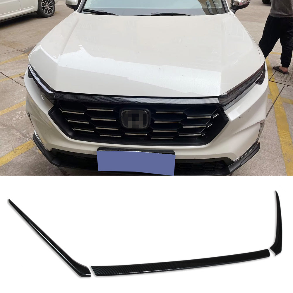 Honda CRV CR-V 2023 Front Grill Grille Mesh Cover Trims Carbon Fiber Pattern