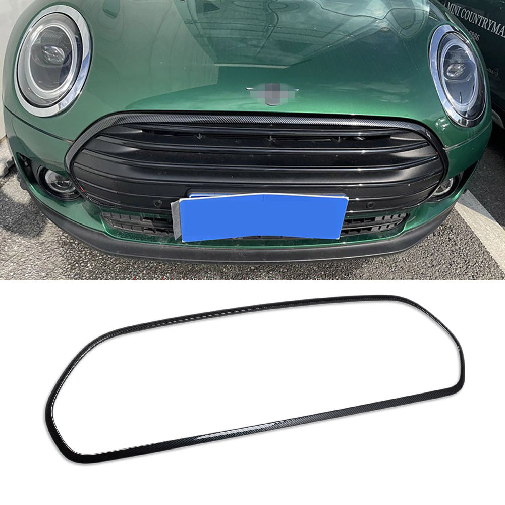 Fit For Mini Clubman 2022 2023 Front Grill Grille Mesh Cover Trims