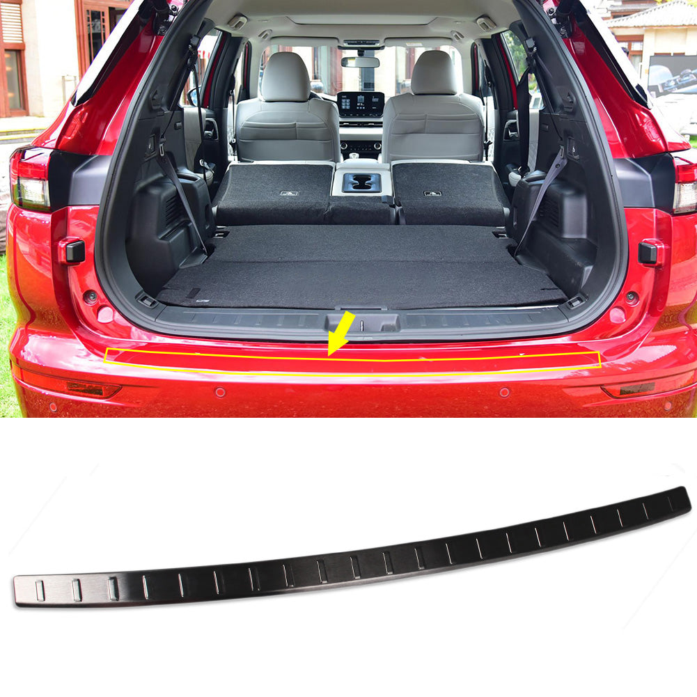 Fit for Mitsubishi New Outlander 2022 2023 Rear Bumper Protector Guard Scuff Plate Cover Trim