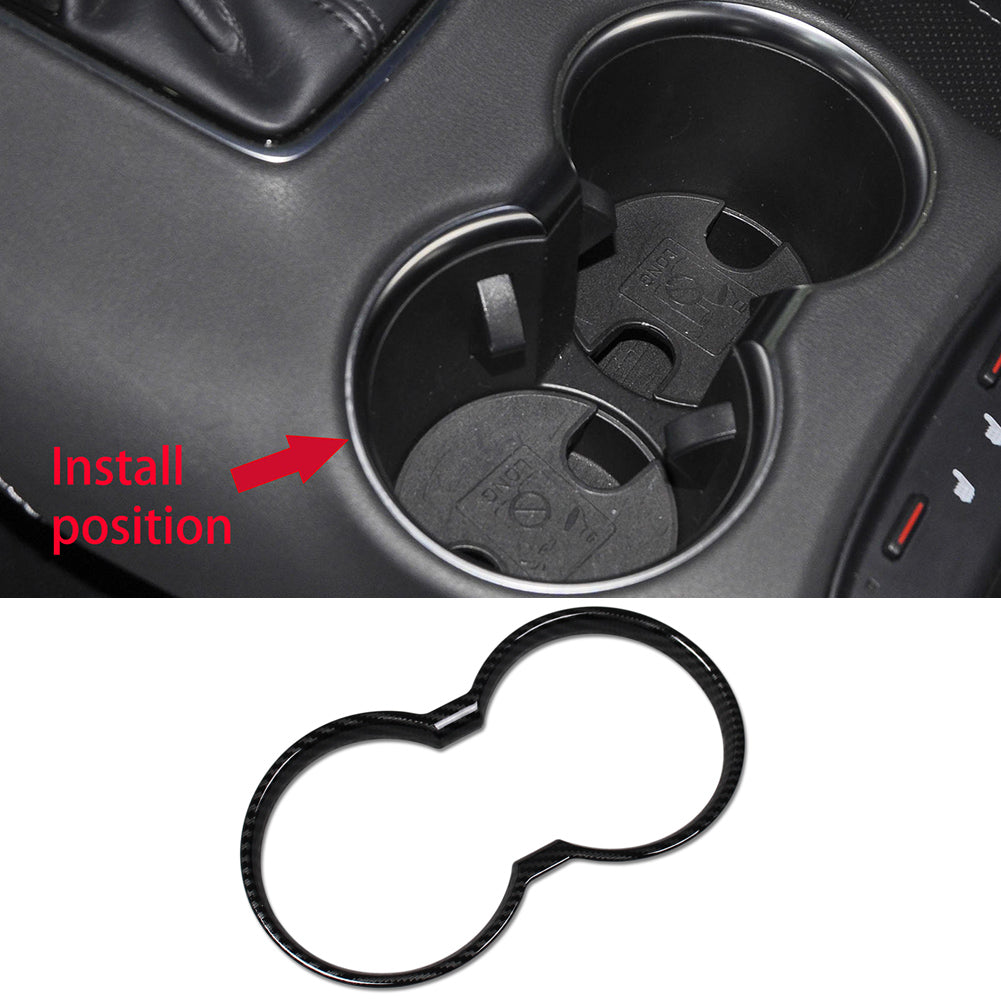 Fit for Toyota Venza 2021 2022 2023 2024 Interior Console Cup Holder Cover Trim