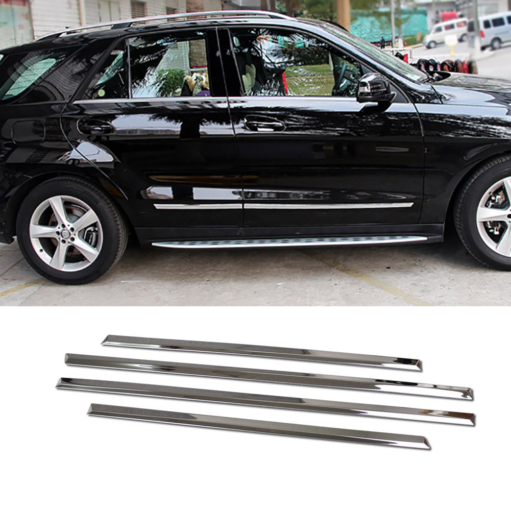 For Benz New GLS 450/580 2020 2021 Body Side Door Molding Trim Cover Stainless Steel