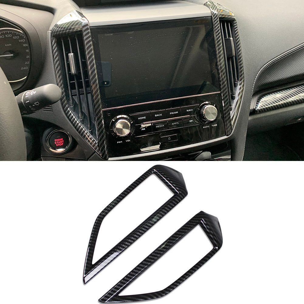 Fit for Subaru 2019 2020 2021 2022 Forester Interior Front Center Control Air Condition Vent Cover Trim