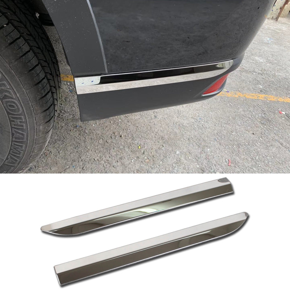 Fit for Subaru Forester 2019 2020 2021 Bumper Corner Edge Protection Cover Trim Stainless Steel