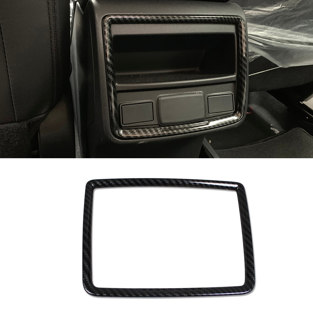 Fit For Subaru 2019 2020 2021 2022 Forester Rear Seat Storage Box Glove Pallet Organizer Cover Trim