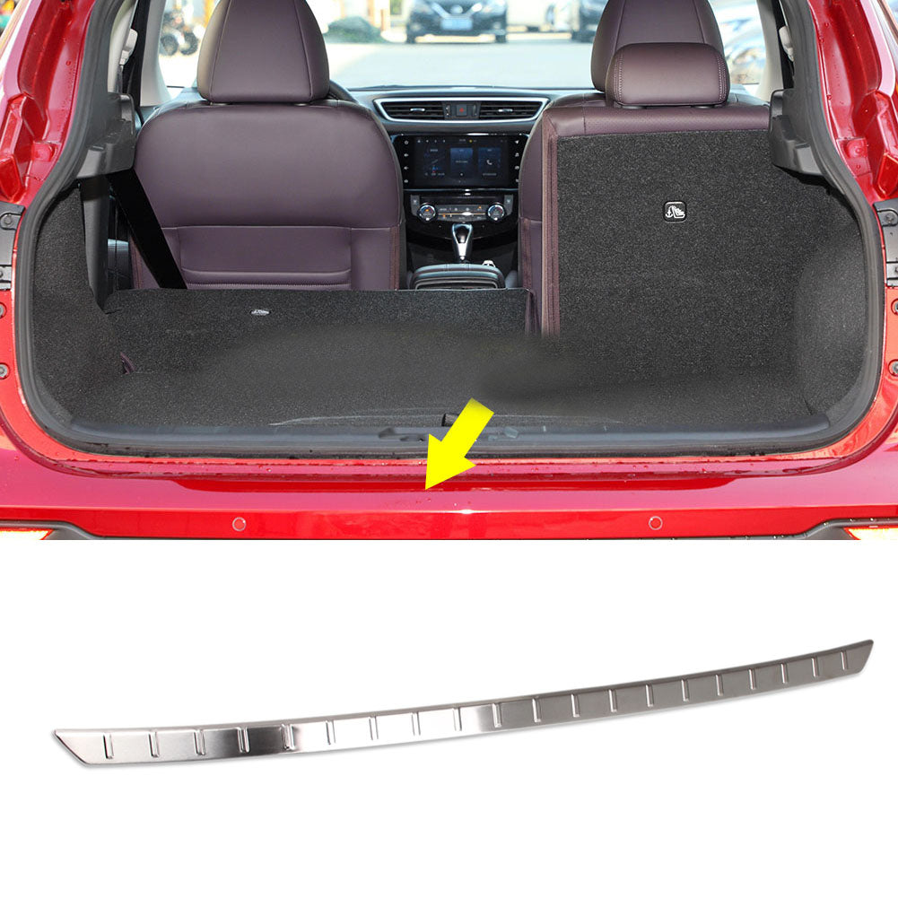 Fit for Nissan New Qashqai 2022 2023 Rear Outside Bumper Sill Plate Guard Cover Trim