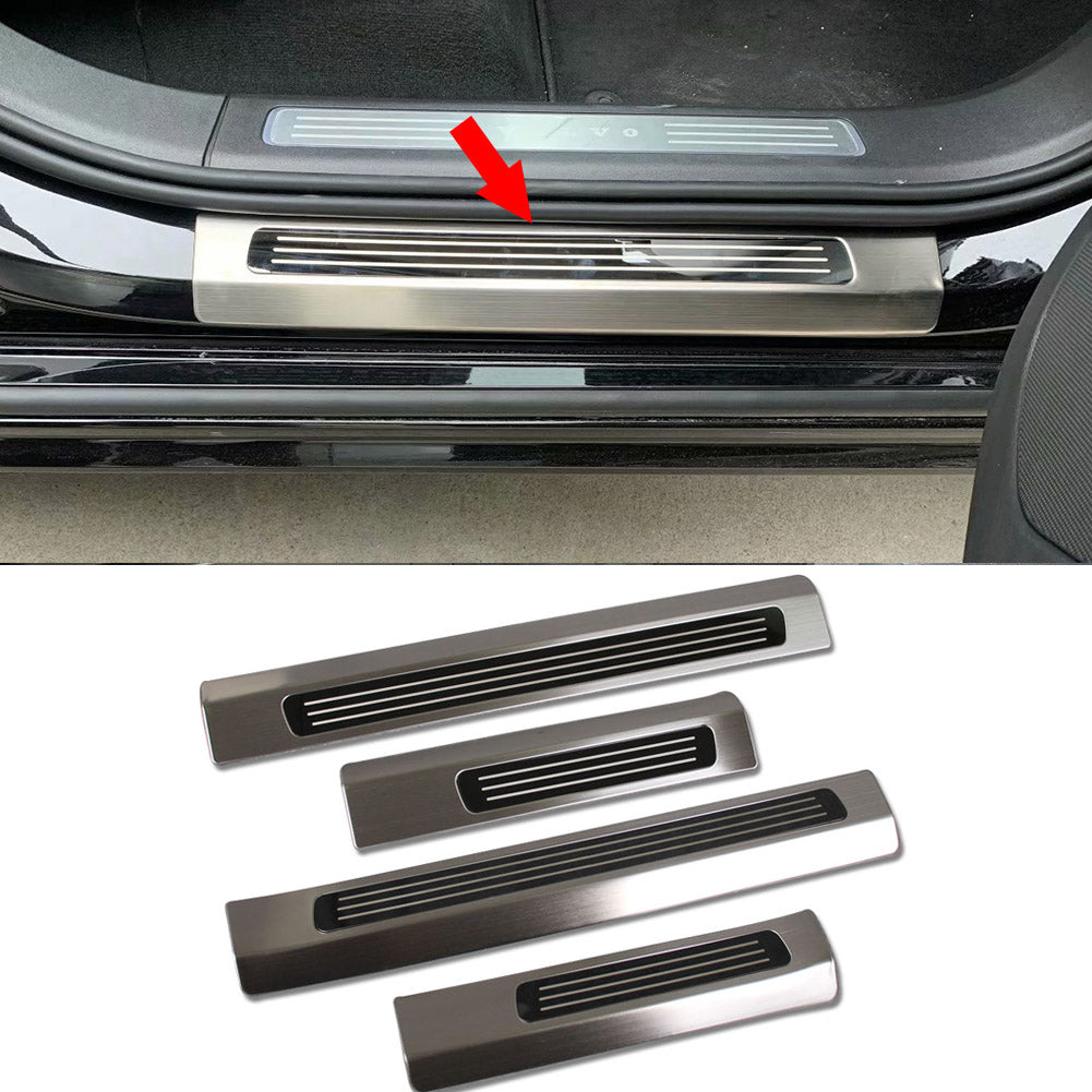 Fit for Volvo XC90 2016 2017 2018 2019 2020 2021 Outside Door Sill Plate Cover Trims