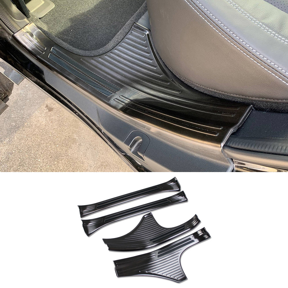 Fit for Subaru Forester 2019 2020 2021 Door Sill Scuff Plate Guard Cover Trims Stainless Inside Door