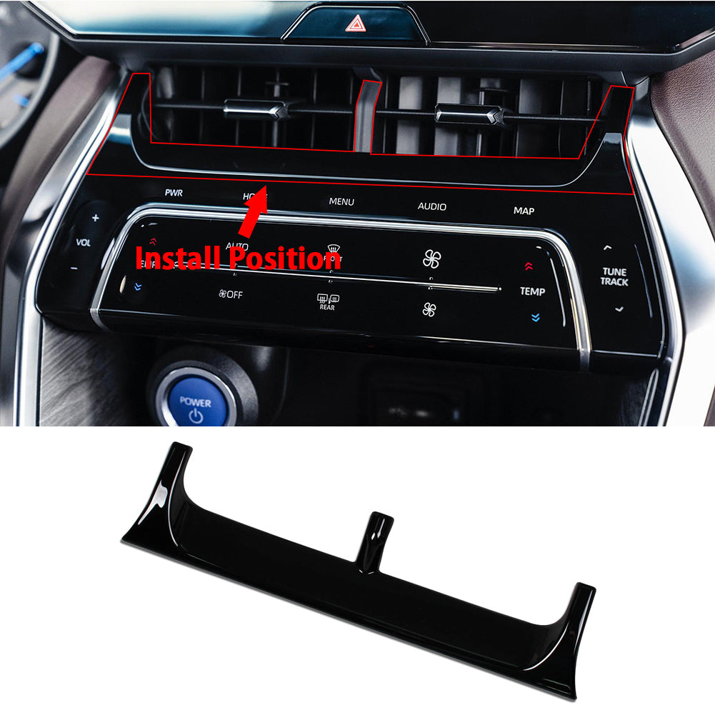 Fit for Toyota VENZA 2021 Interior Front Center Control Air Condition Vent Cover Trim