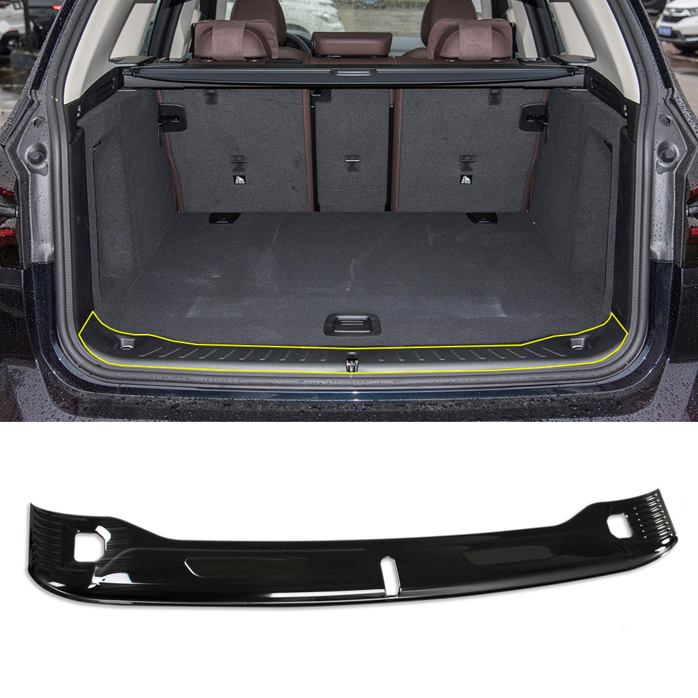 Fit for BMW X3 2022 2023 Rear Inside Bumper Protector Guard Scuff Plate Cover Trim