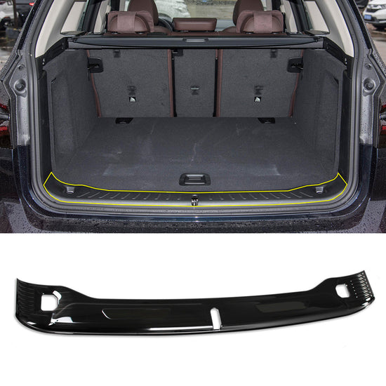 Fit for BMW X3 2022 2023 Rear Inside Bumper Protector Guard Scuff Plate Cover Trim