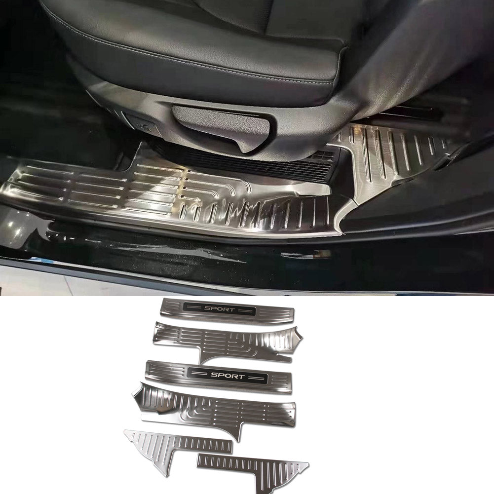 Fit for Toyota Highlander 2020 2021 2022 Inside Door Sill Scuff Plate Guard Cover Trims