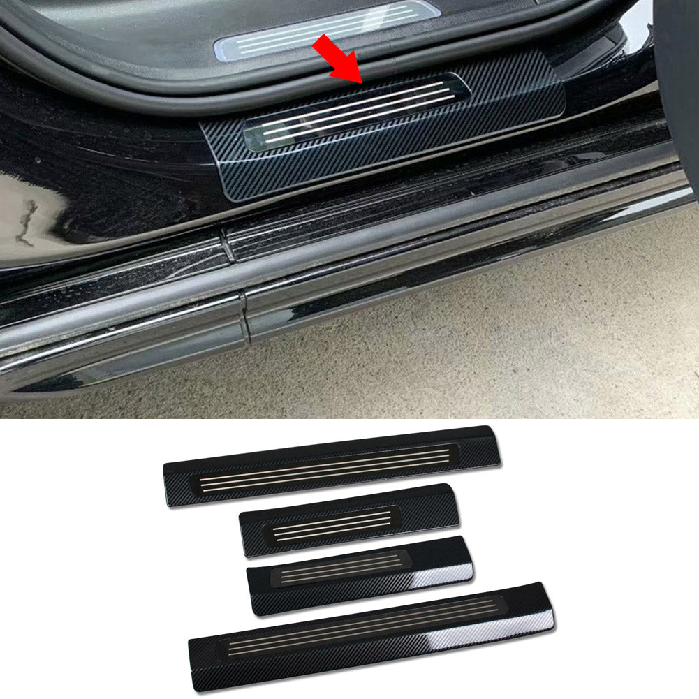 Fit for Volvo XC90 2016 2017 2018 2019 2020 2021 Outside Door Sill Plate Cover Trims