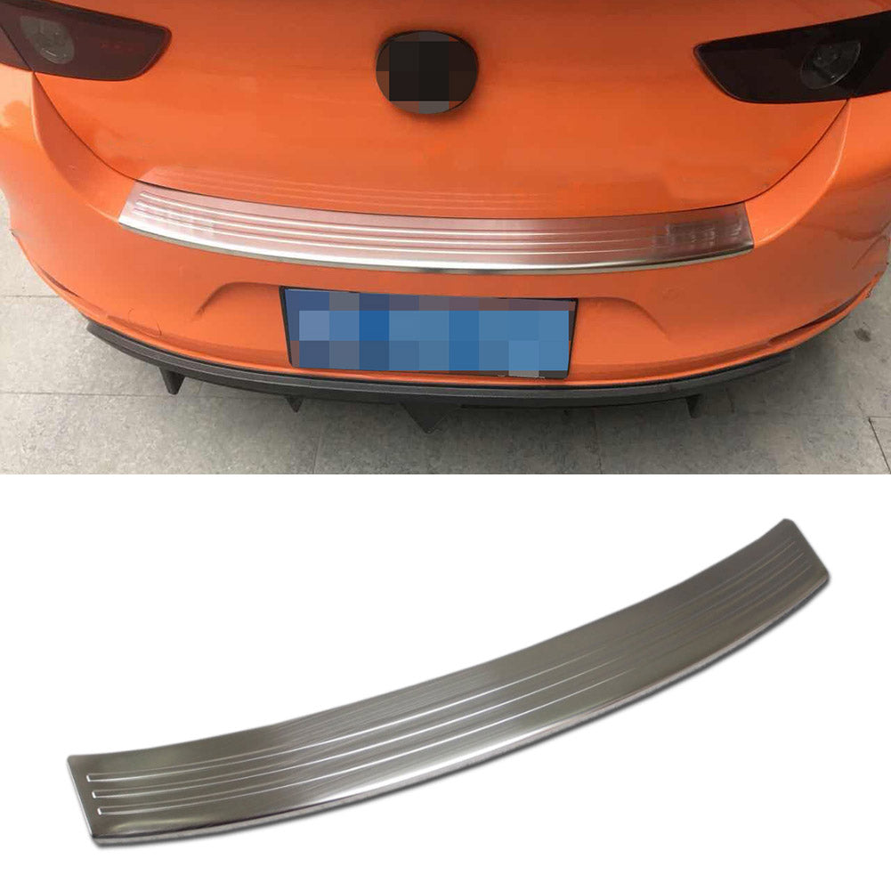 Fit for 2019 2020 2021 2022 Mazda 3 Axela Sedan Stainless Rear Outside Bumper Sill Plate Guard Cover Trim