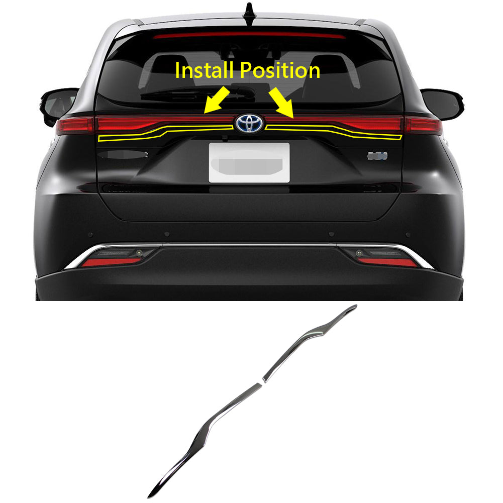 Fit for Toyota VENZA 2021 2022 2023 2024 ABS Chrome Rear Trunk Lid Molding Trim