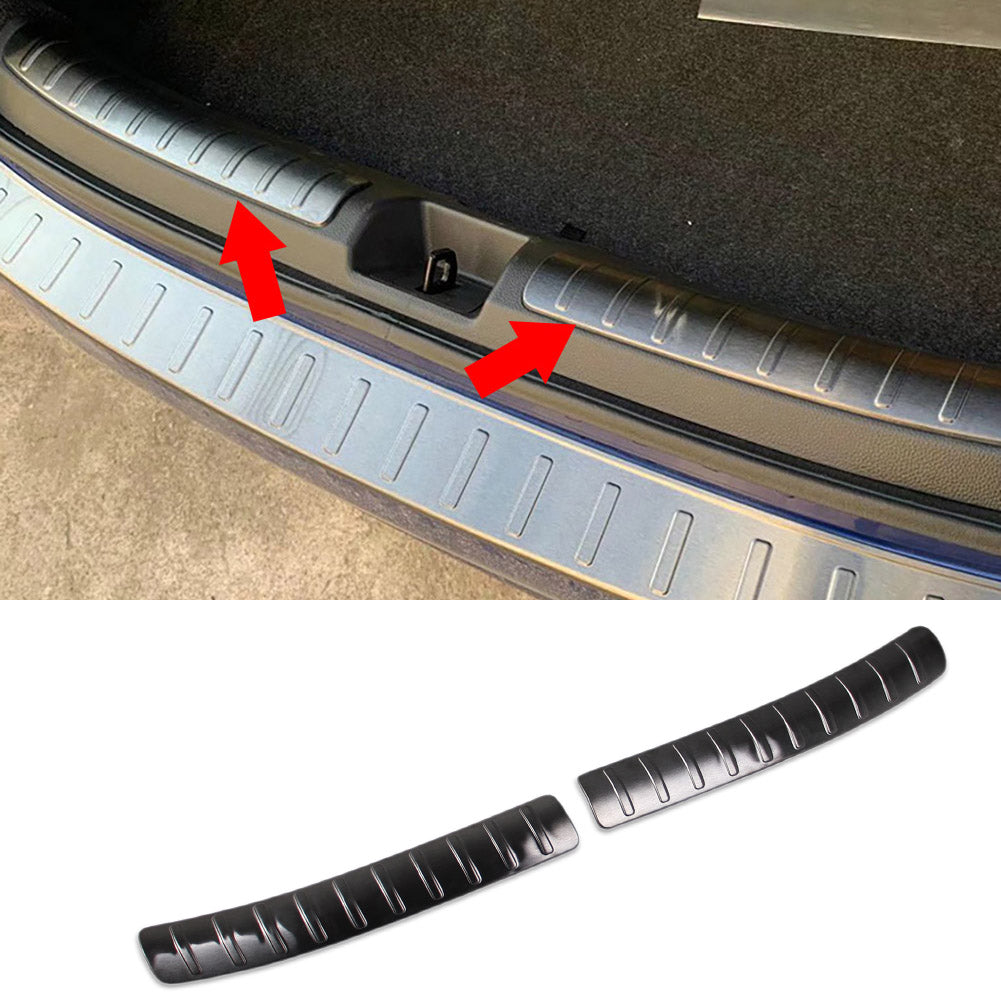 Fit for Honda New Civic 2022 Sedan Rear Interior Bumper Guard Plate Cover Trim Stainless Steel