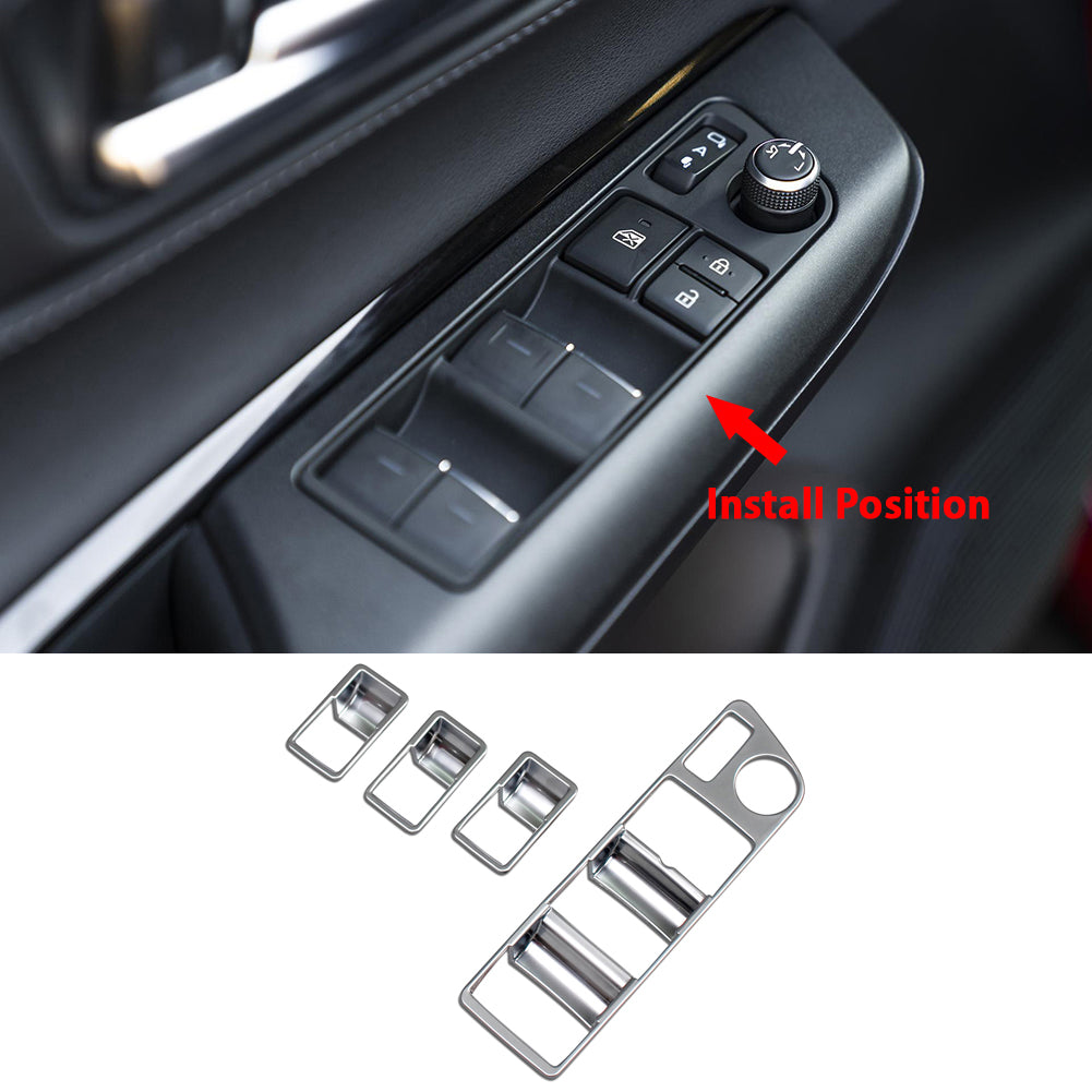 Fit for Toyota VENZA 2021 2022 2023 2024 Interior Window Switch Console Panel Trims