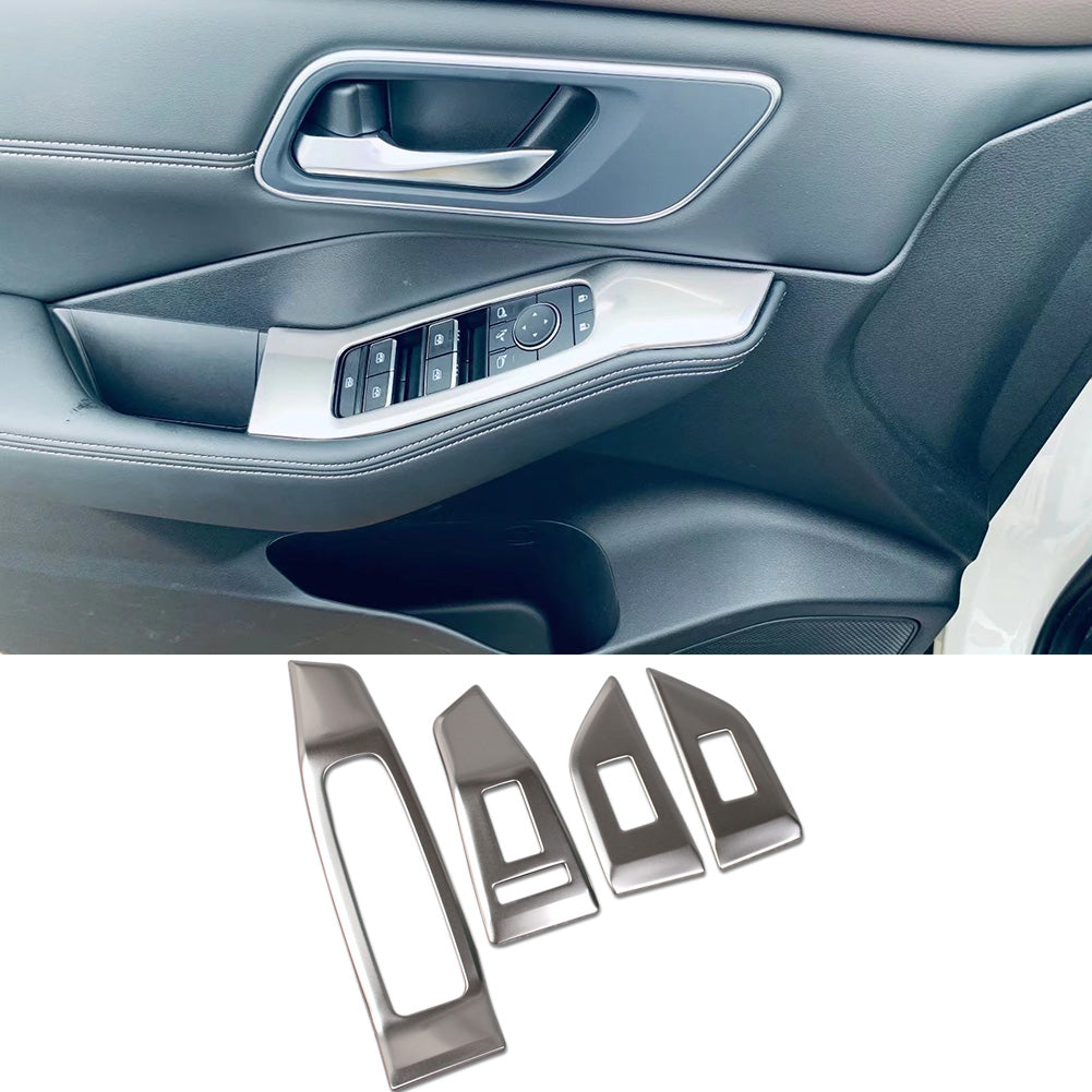 Fit For Nissan Rogue 2021 Window Switch Console Panel Trims