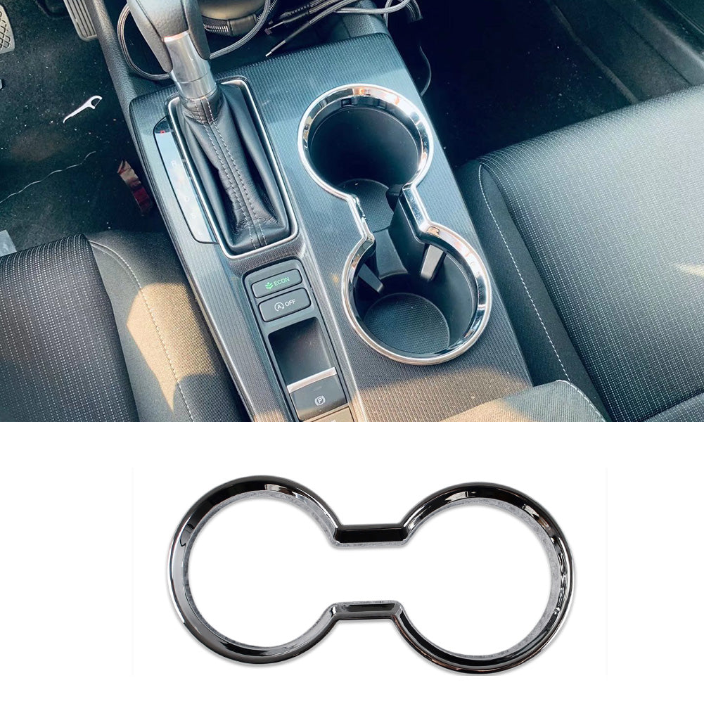 Fit for Honda New Civic 2022 Sedan Front Center Console Dashboard Panel Cup Holder Cover Trim