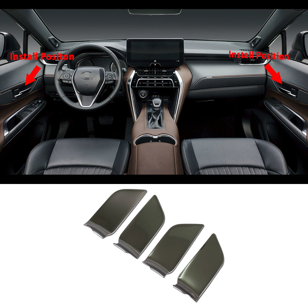 Fit for Toyota VENZA 2021 2022 2023 2024 Interior Door Handle Bowl Panel Cover Trims