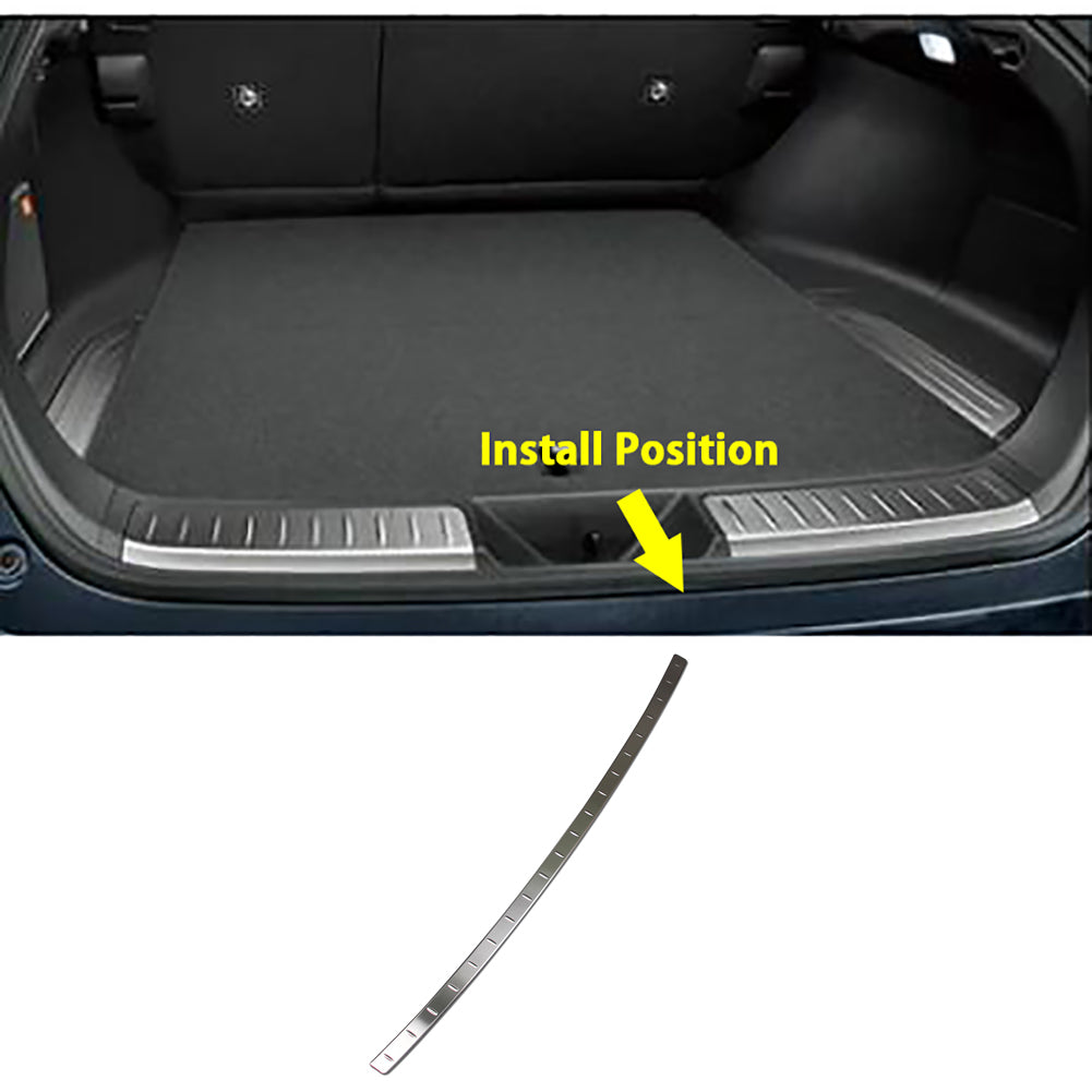 Fit for Toyota VENZA 2021 Rear Outside Bumper Sill Plate Guard Cover Trim