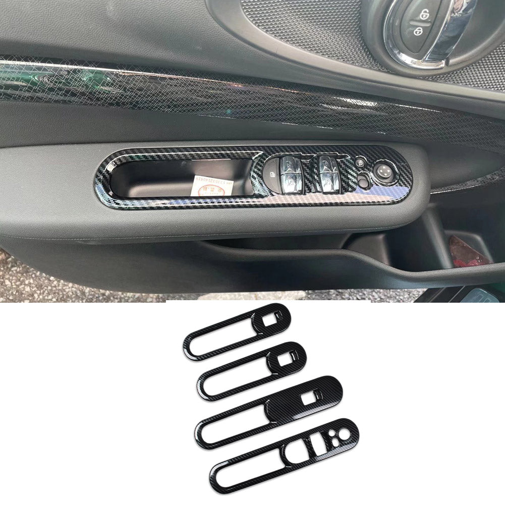 Fit For for Mini John Cooper Works Clubman ALL4 2022 2023 Interior Window Switch Plate Cover Trim