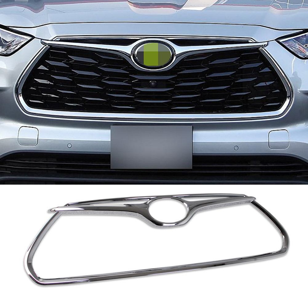 Toyota New Highlander 2020 2021 2022 2023 2024 Front Grill Grille Mesh Cover Trims