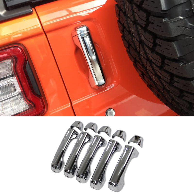 Fit for Jeep Wrangler 2018 2019 2020 2021 2022 Chrome Door Handle Cover Trims