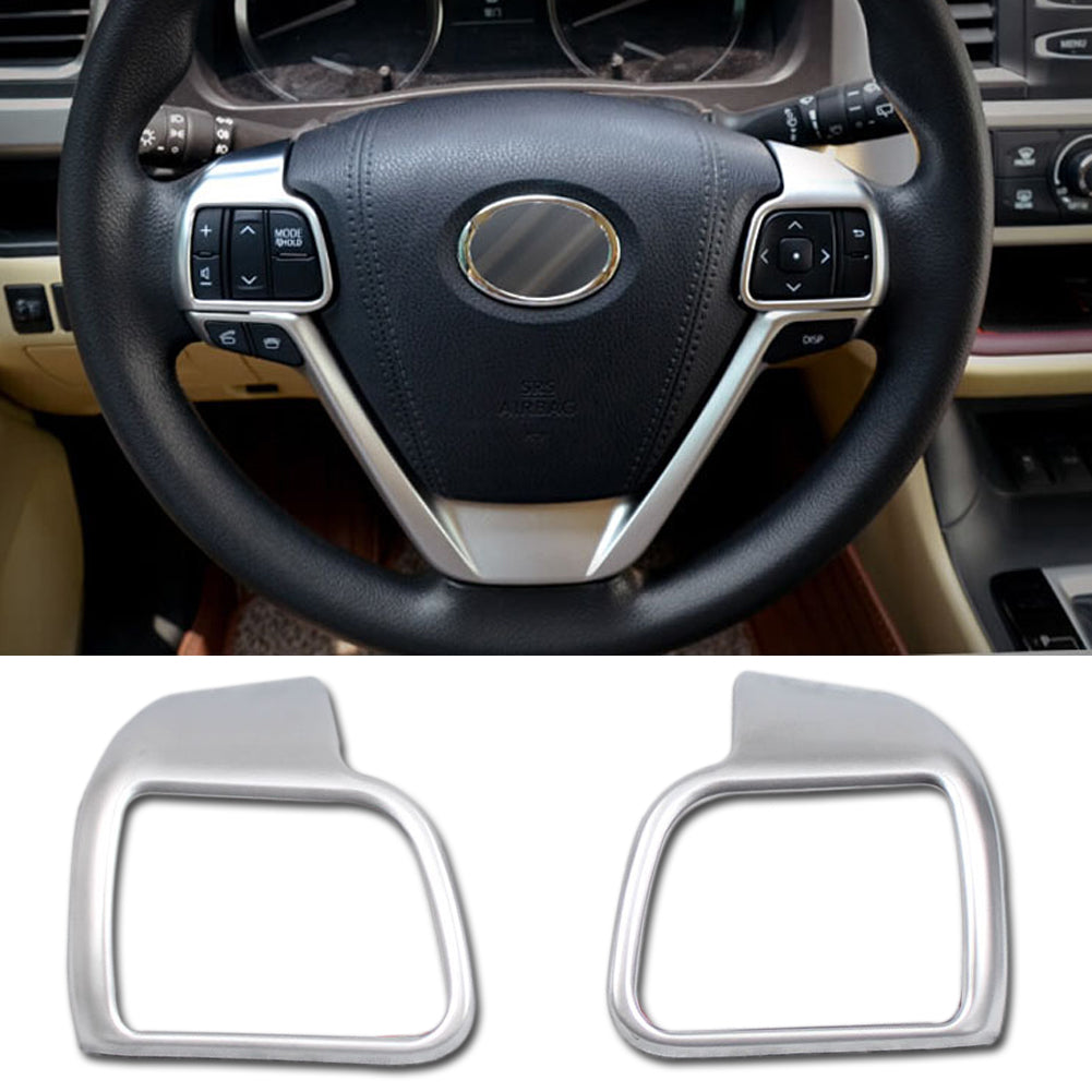 Fit for Toyota Highlander 2015 2016 2017 2018 2019 Wheel Steering Trim Panel Cover