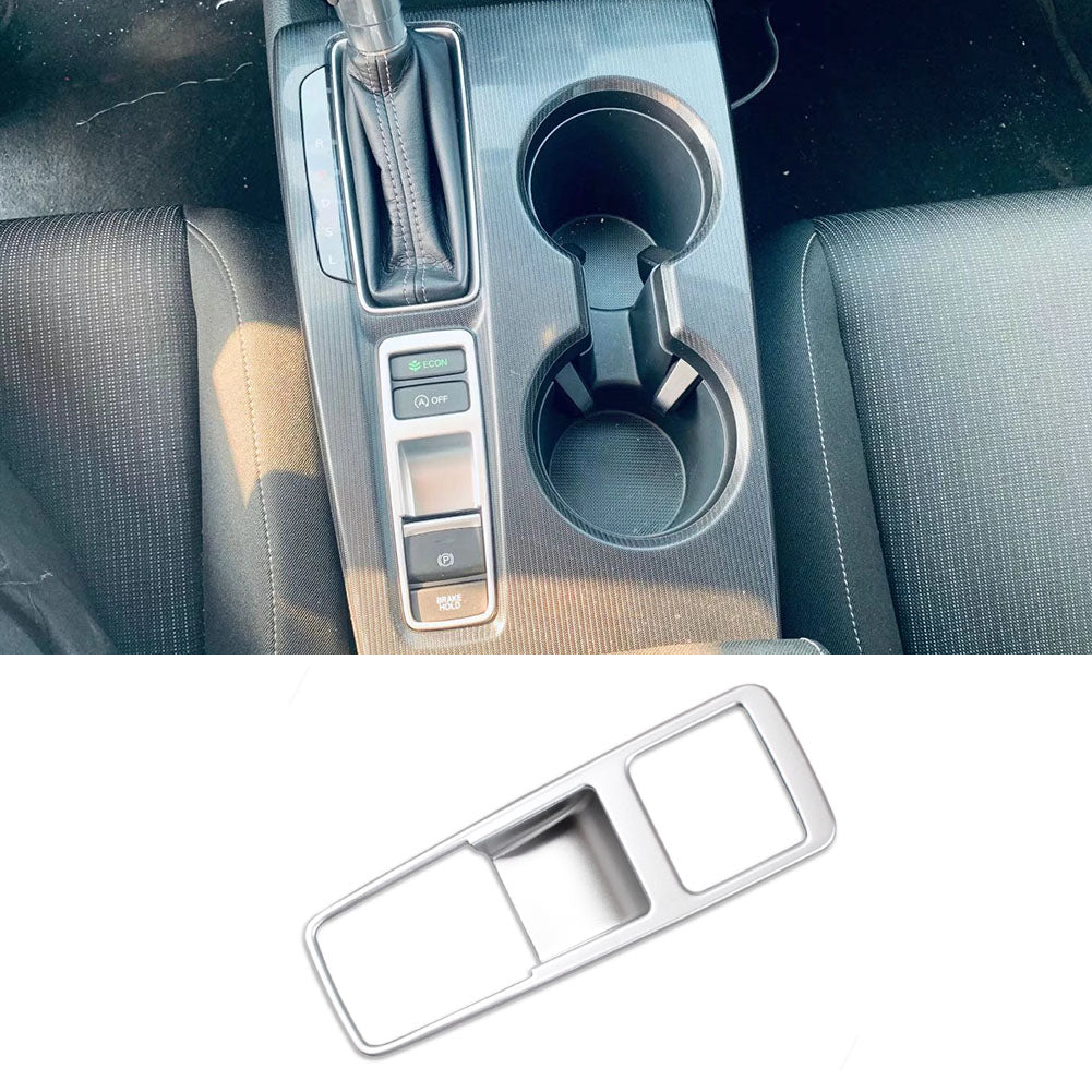 Fit For Honda New Civic 2022 Sedan Interior Center Console Dashboard Panel Electrical Parking Brake Cover Trim