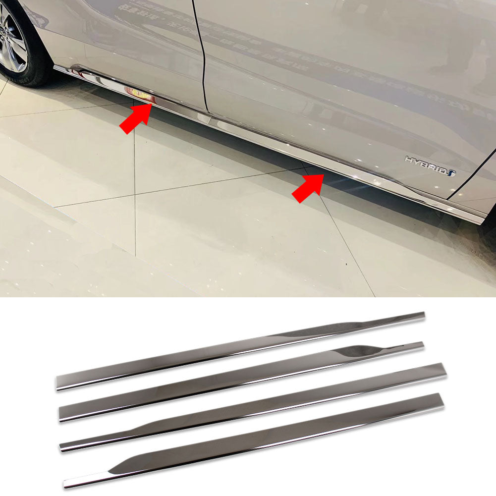 Beautost Fit for Toyota 2021 2022 2023 Sienna Door Body Side Skirt Molding Cover Trims