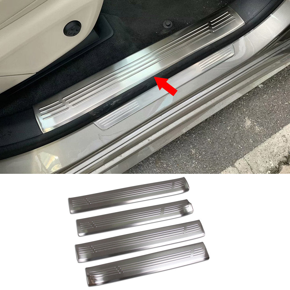 For Benz New GLS 450/580 2020 2021 Inside Door Sill Scuff Plate Guard Cover Trims
