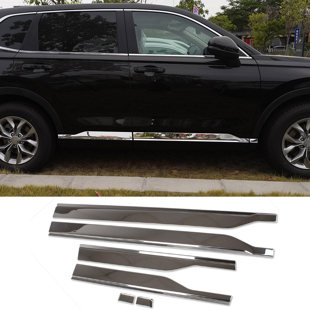 For Honda New CRV CR-V 2023 Body Side Door Molding Cover Trim Stainless Steel