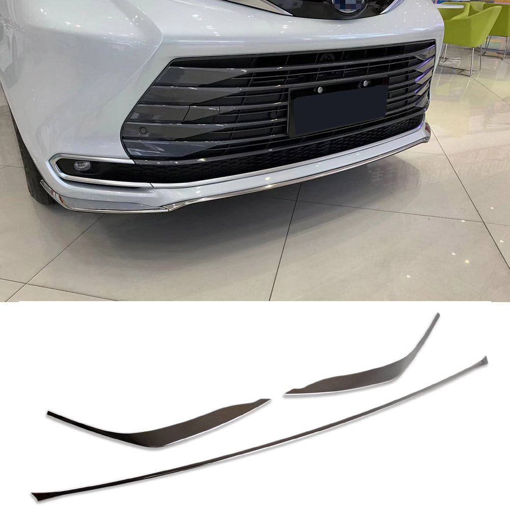 Fit for Toyota Sienna LE/XLE/Limited/Platinum 2021 2022 2023 Front Bumper Guard Protector Cover Trims