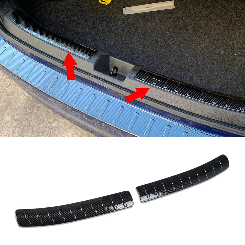 Fit for Honda New Civic 2022 Sedan Rear Interior Bumper Guard Plate Cover Trim Stainless Steel