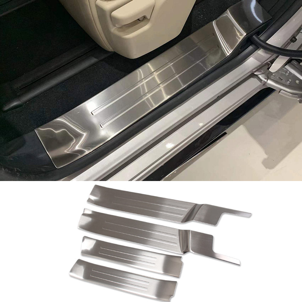 Fit for Toyota 2021 2022 2023 Sienna Inside Door Sill Scuff Plate Guard Cover Trims Stainless Steel