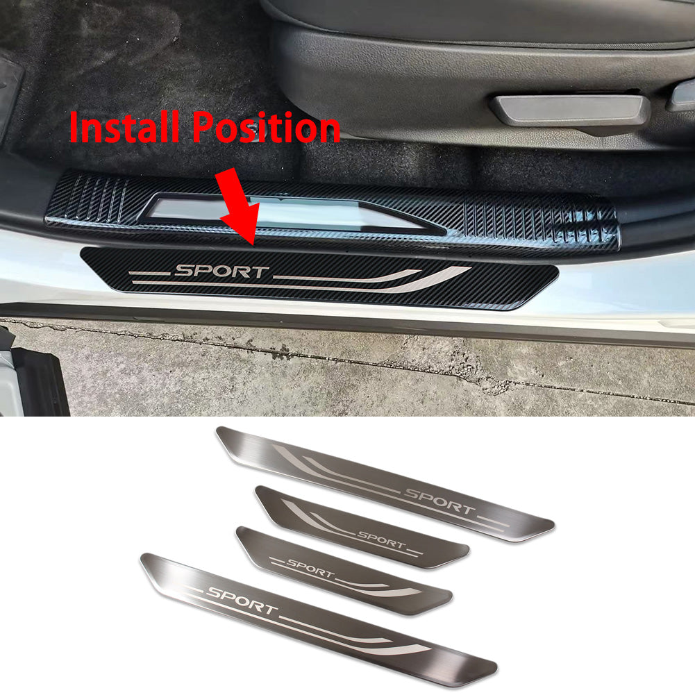 Fit for Lexus New NX 250/350/350 F Sport/350h/450h+/450h+ F Sport 2022 2023 2024 Outside Door Sill Scuff Plate Guard Cover Trim