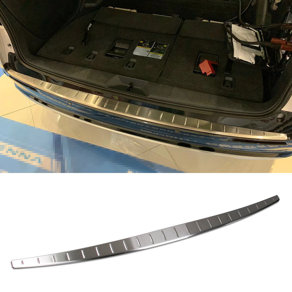  Fit for Toyota 2021 2022 2023 Sienna Rear Outside Bumper Sill Plate Guard Cover Trim Stainless Steel