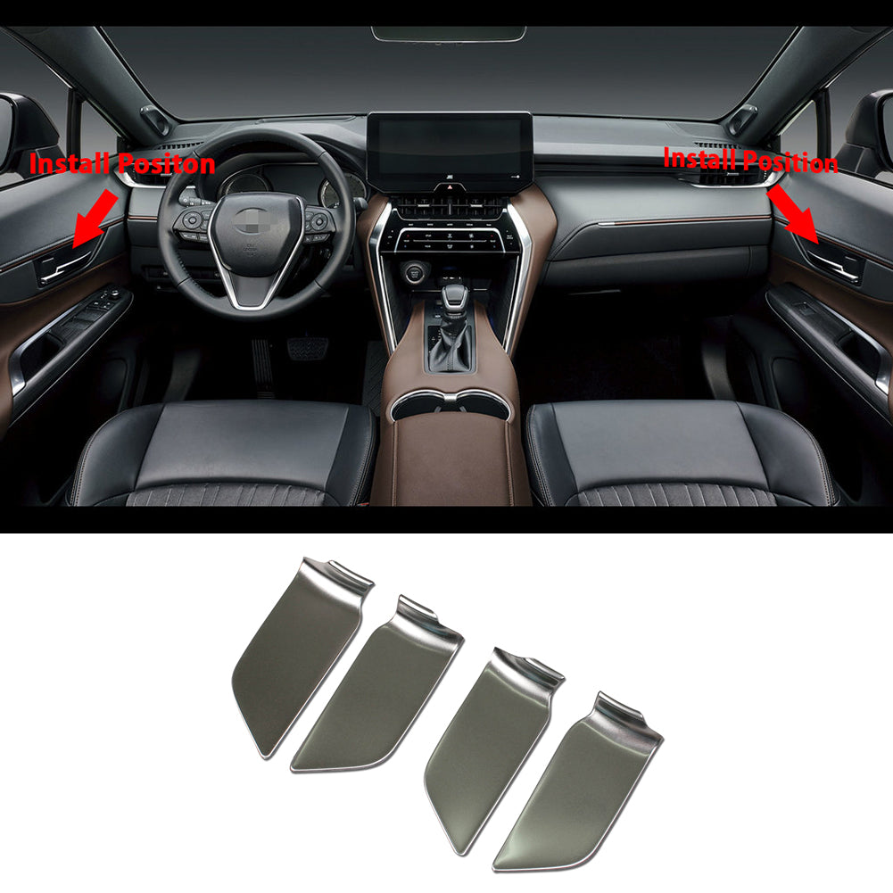 Fit for Toyota VENZA 2021 2022 2023 2024 Interior Door Handle Bowl Panel Cover Trims