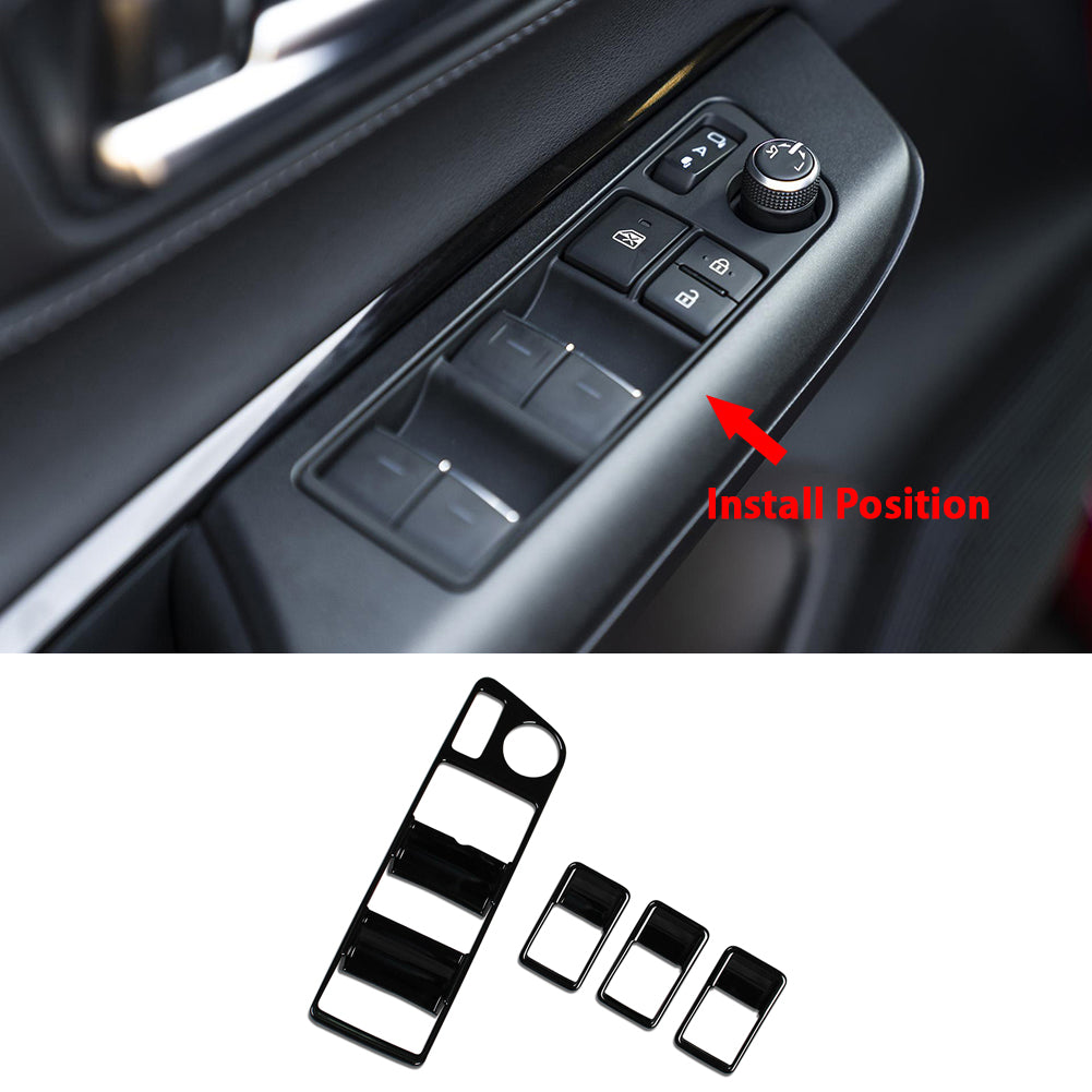 Fit for Toyota VENZA 2021 2022 2023 2024 Interior Window Switch Console Panel Trims