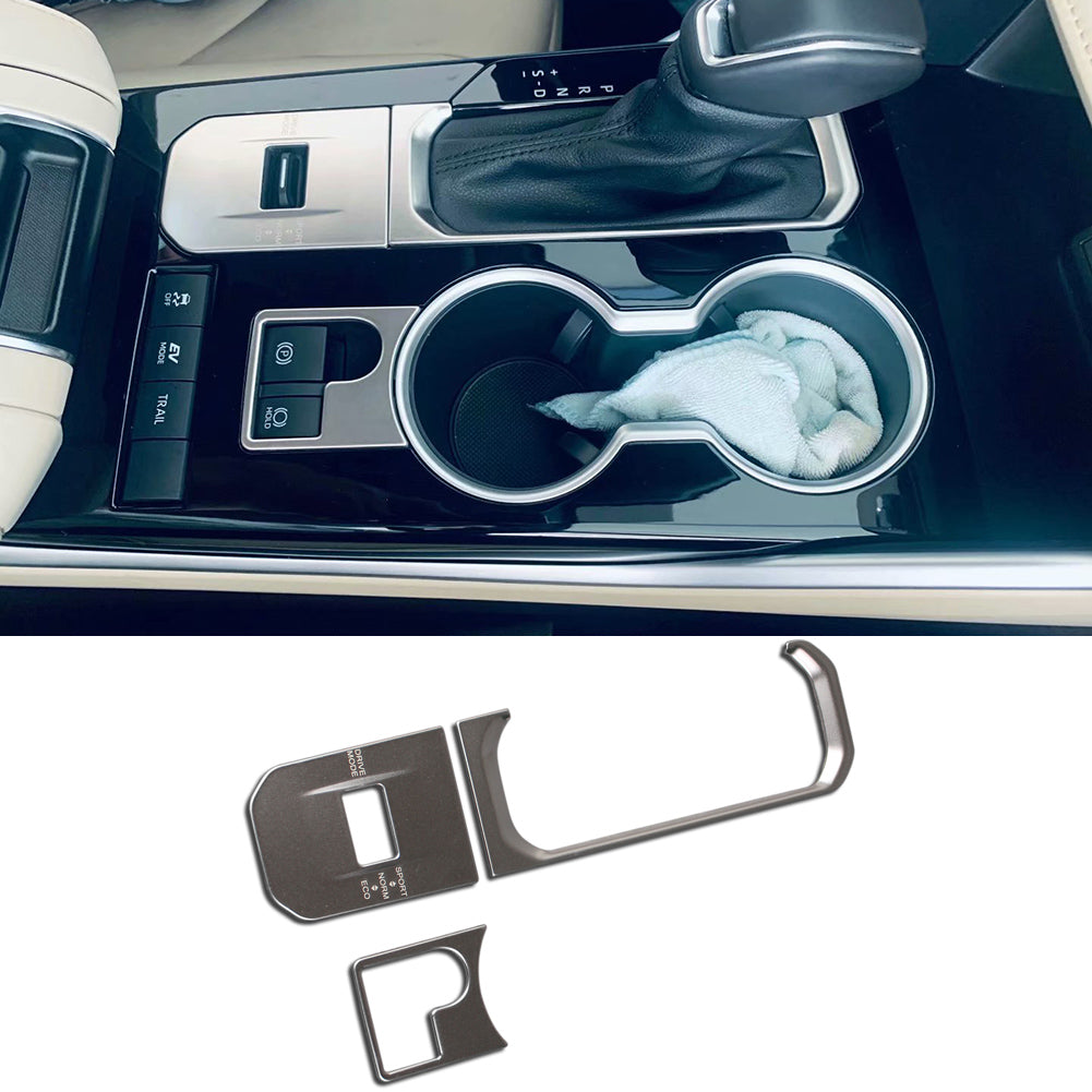 Fit for Toyota New Highlander 2020 2021 2022 Gear Shift Knob Console Panel Cover Trims Stainless Steel