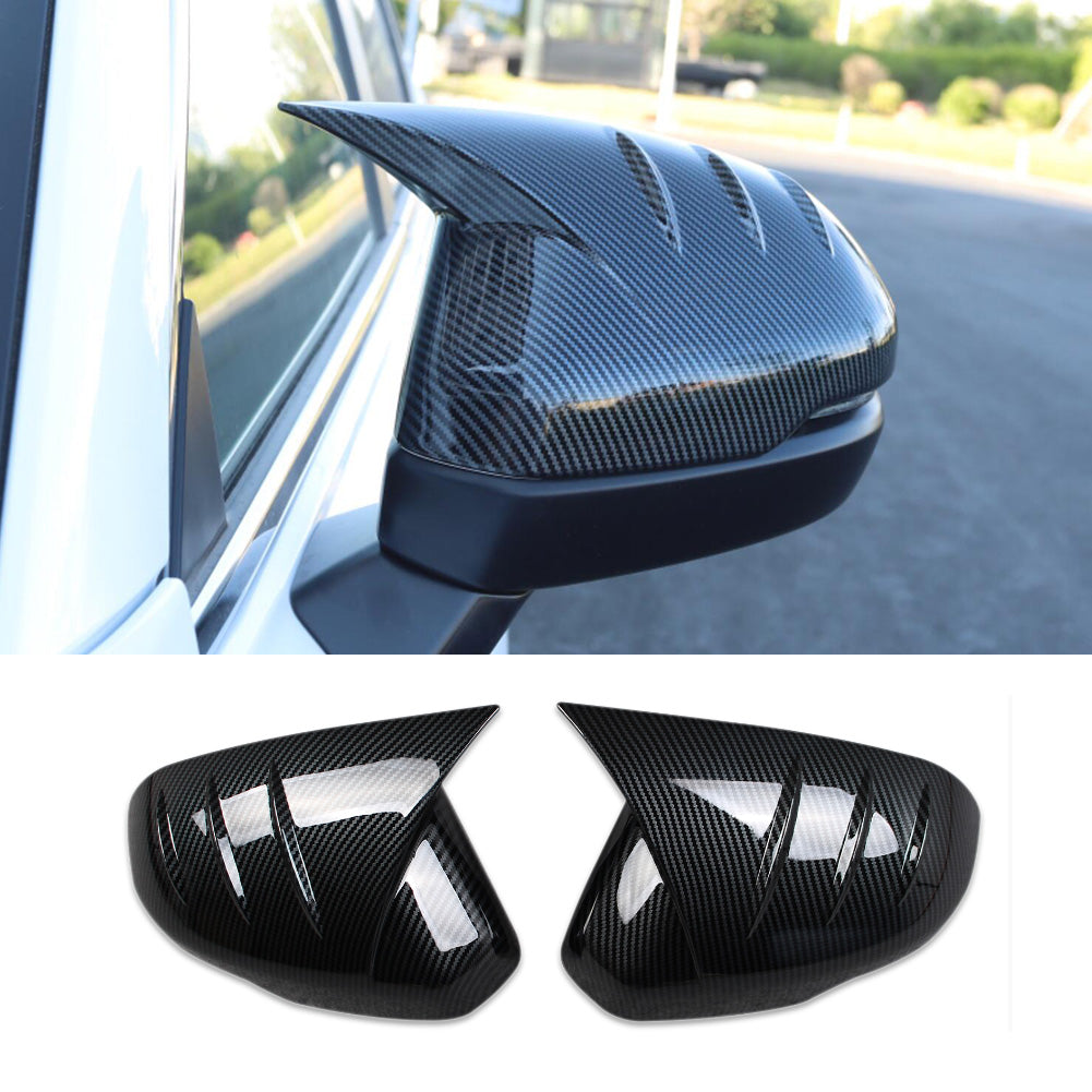Honda CRV CR-V 2023 Rear View Mirror Guard Cover Trims Carbon Fiber Pattern