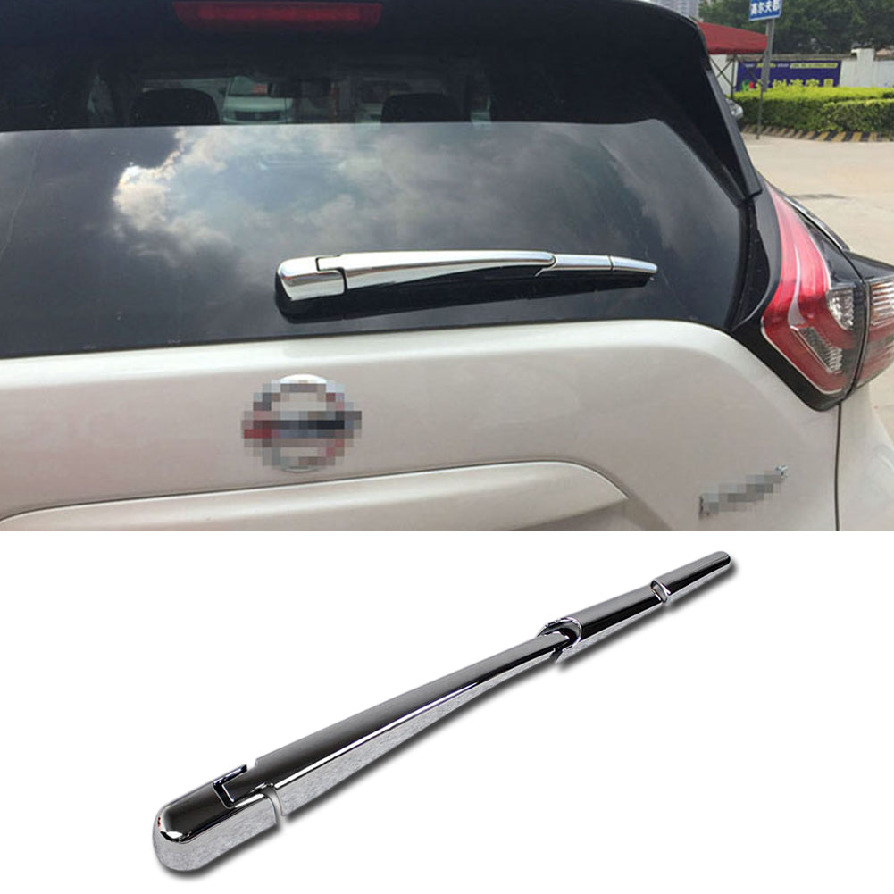 Fit for Nissan Murano 2015 2016 2017 2018 2019 Chrome Rear Window Rain Wiper Nozzel Cover Trim ABS
