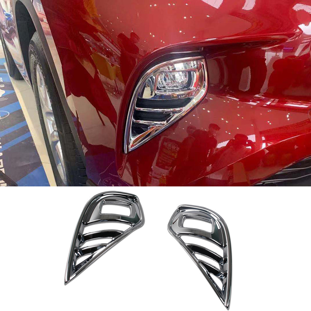 Fit For Toyota New Highlander LE XLE Limited PLATINUM 2020 2021 2022 2023 Chrome Front Fog Light Lamp Cover Trims