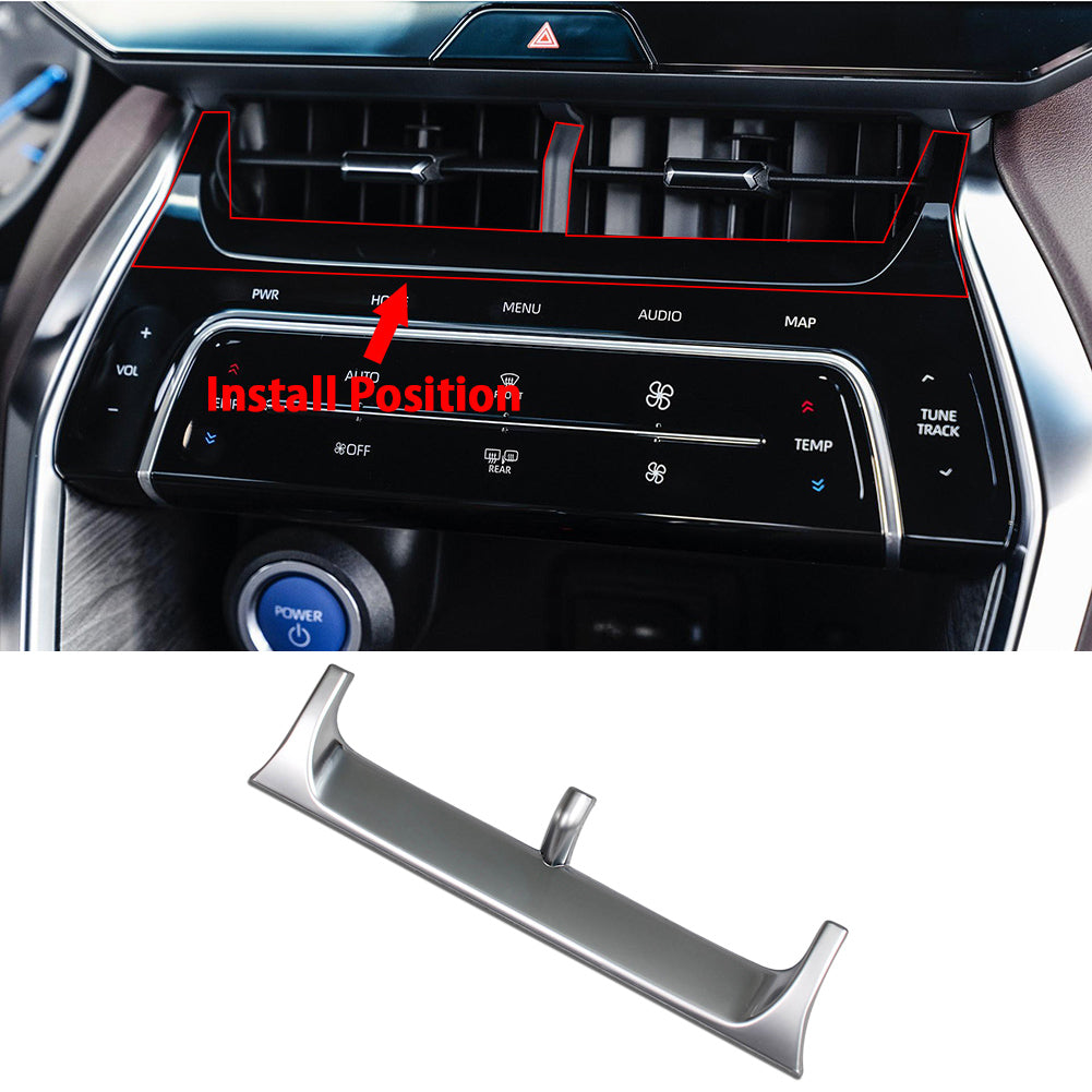 Fit for Toyota VENZA 2021 Interior Front Center Control Air Condition Vent Cover Trim