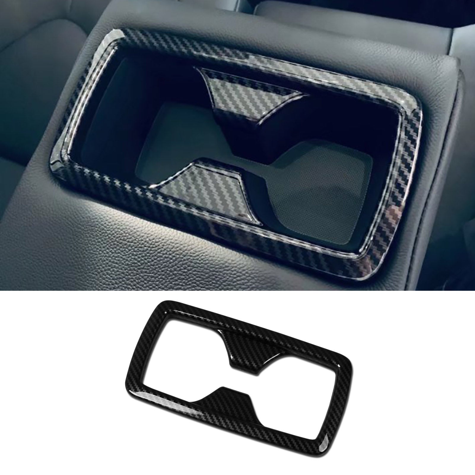 Fit for Toyota New Highlander 2020 2021 2022 2023 2024 2025 Middle Seat Cup Holder Cover Trim