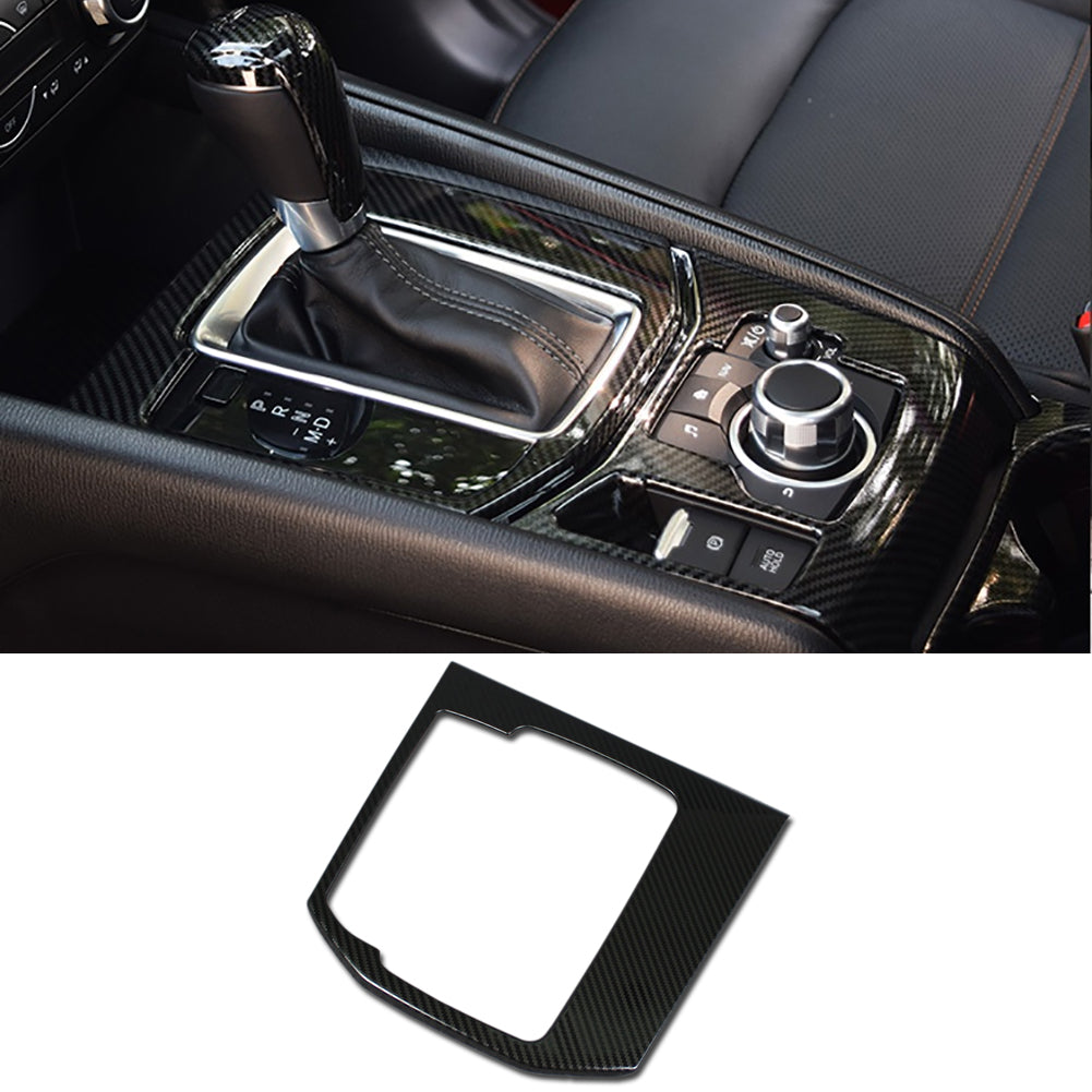 Fit for Mazda 2017 2018 2019 2020 2021 2022 2023 2024 CX-5 CX5 Gear Shift Knob Console Media Panel Cover Trim Stainless Steel