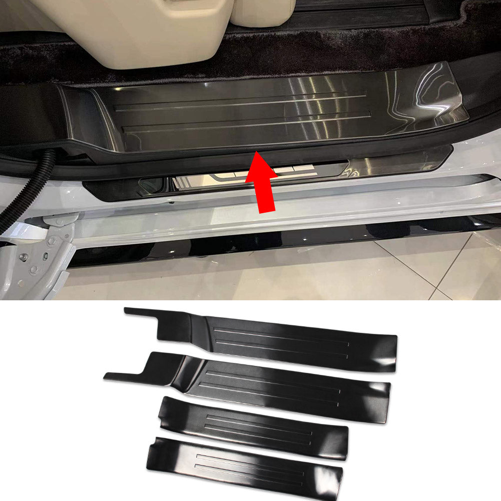 Fit for Toyota 2021 2022 Sienna Inside Door Sill Scuff Plate Guard Cover Trims Stainless Steel