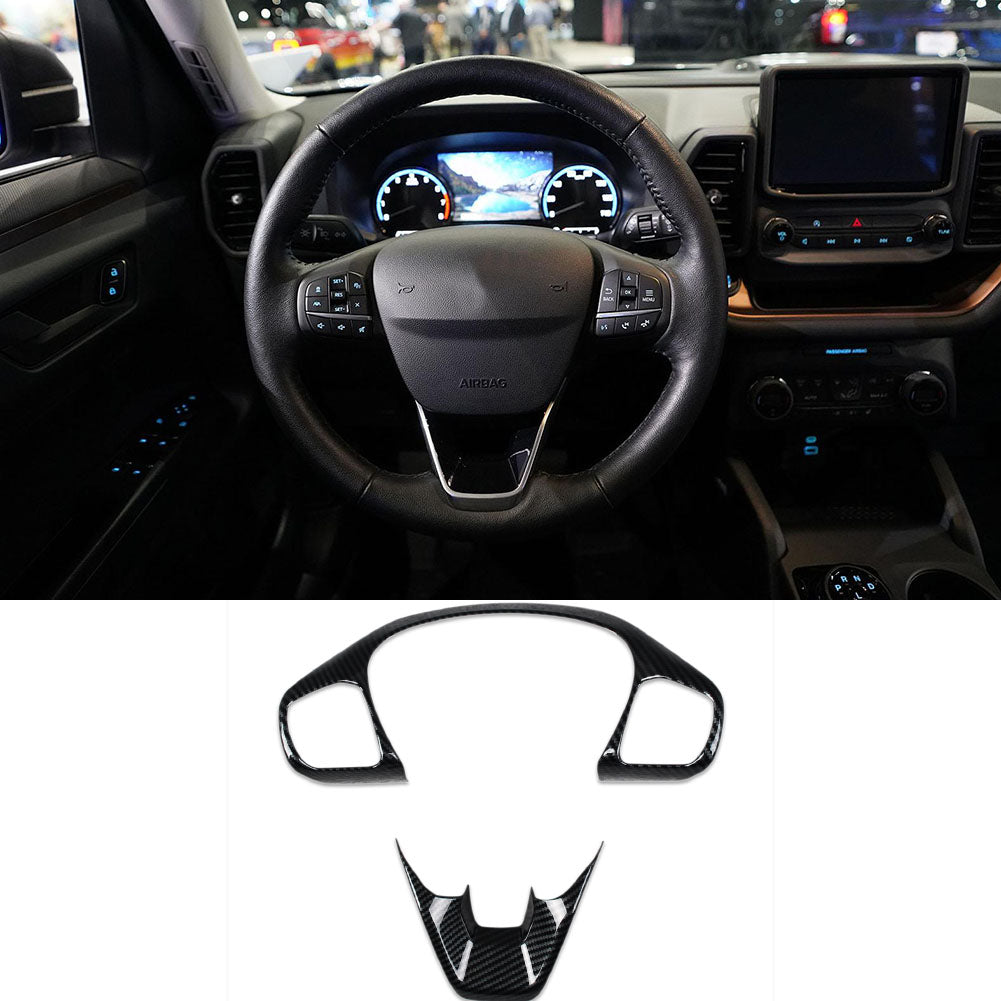 Fit for Ford 2021 2022 2023 2024 Bronco Sport Wheel Steering Trim Panel Cover Trims