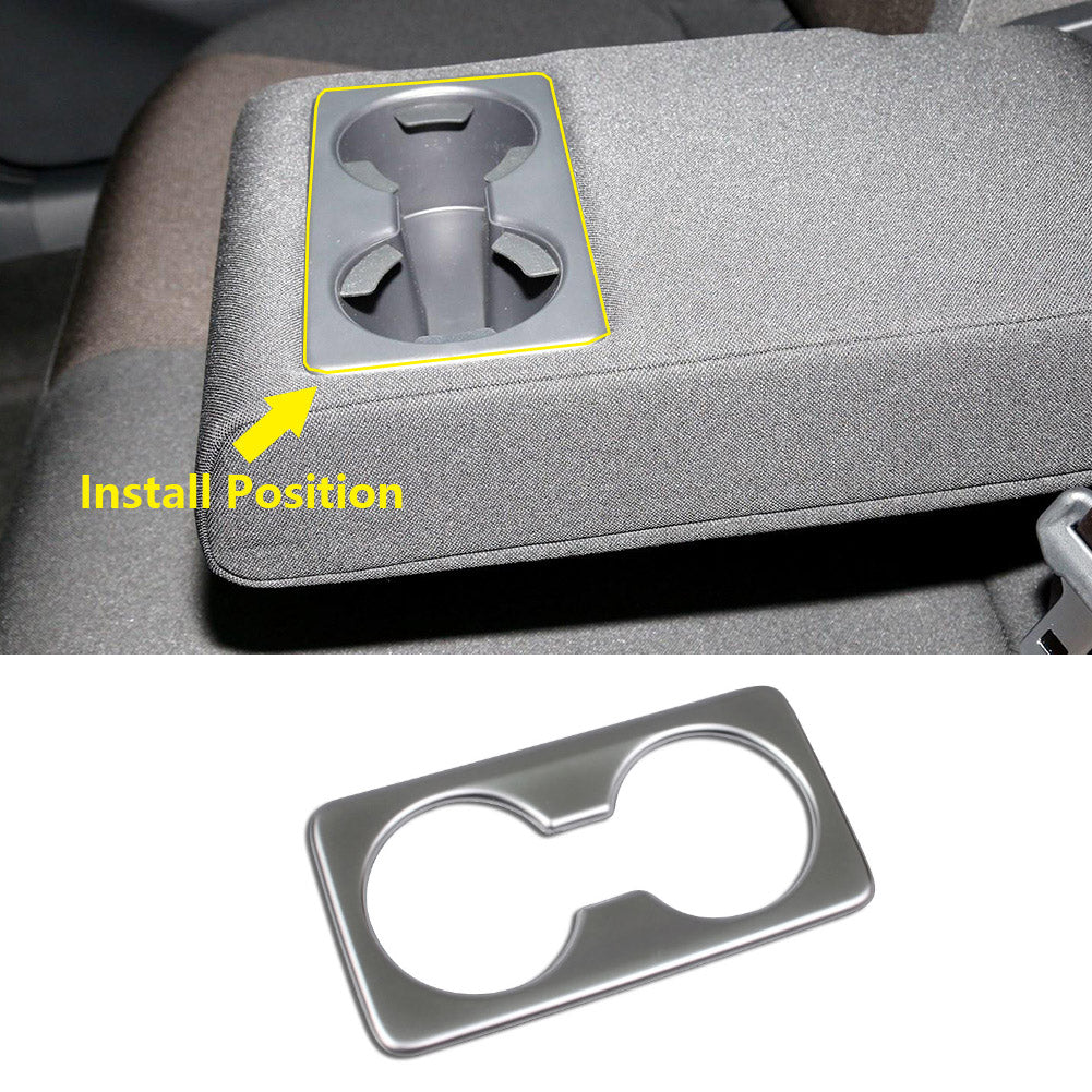Fit for 2019 2020 2021 2022 Mazda 3 Axela Rear Seat Cup Holder Cover Trim